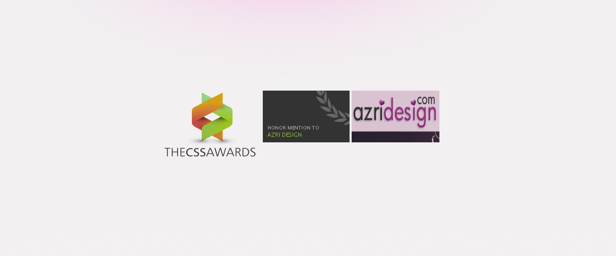 Honor Mention from "The CSS Awards" Honor Mention from "The CSS Awards"